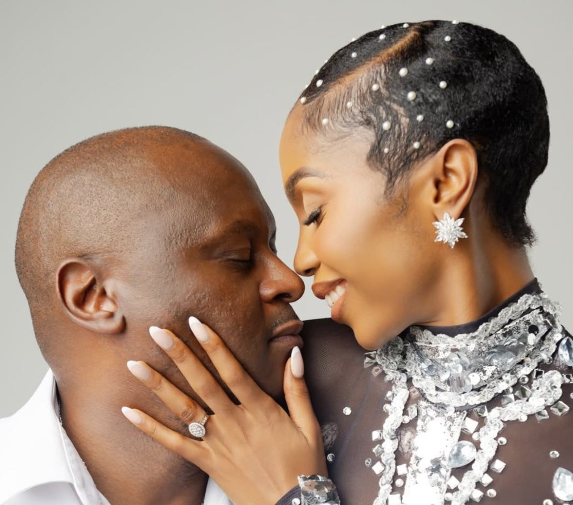 Lungile Duma and husband celebrate first wedding anniversary
