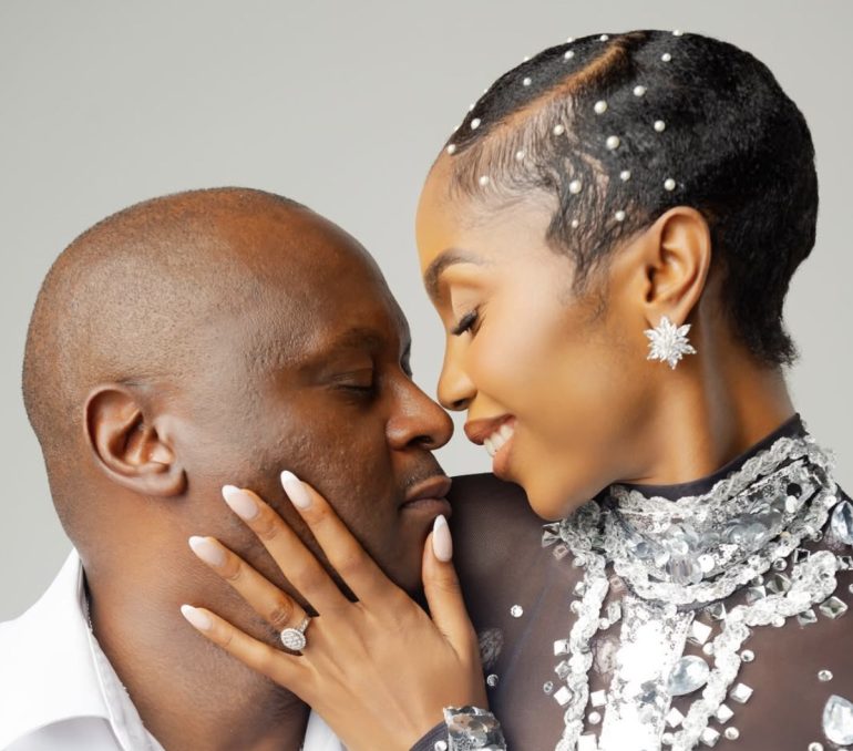 Lungile Duma and husband celebrate first wedding anniversary