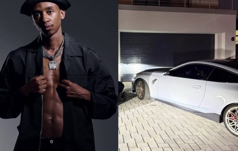 WATCH: Scotts Maphuma celebrates his new house and ride
