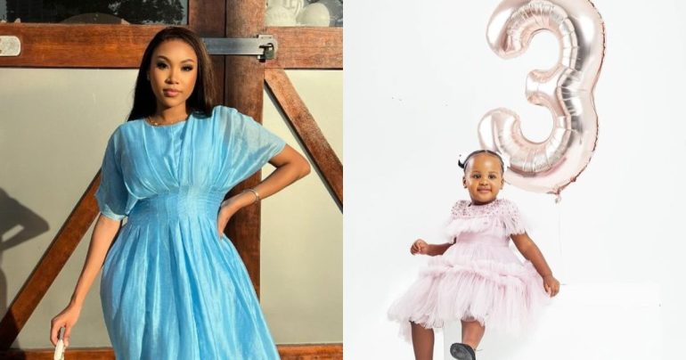 Tamia Mpisane celebrates daughter Miaandy’s 3rd birthday
