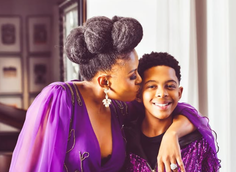Basetsana Kumalo celebrates son Kgosi's teen milestone