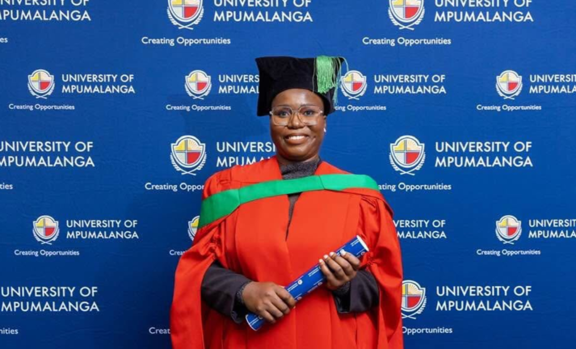 Dr. Khumbelo Mabadahanye makes history as UMP’s first PhD graduate