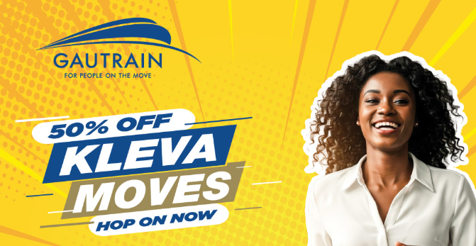 Gautrain launches "KlevaMova" offering half-price fares and R1 parking