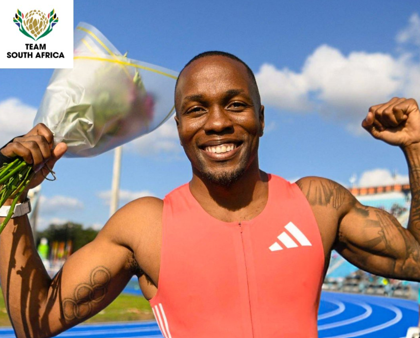 Akani Simbine clinches 5th consecutive 100m victory