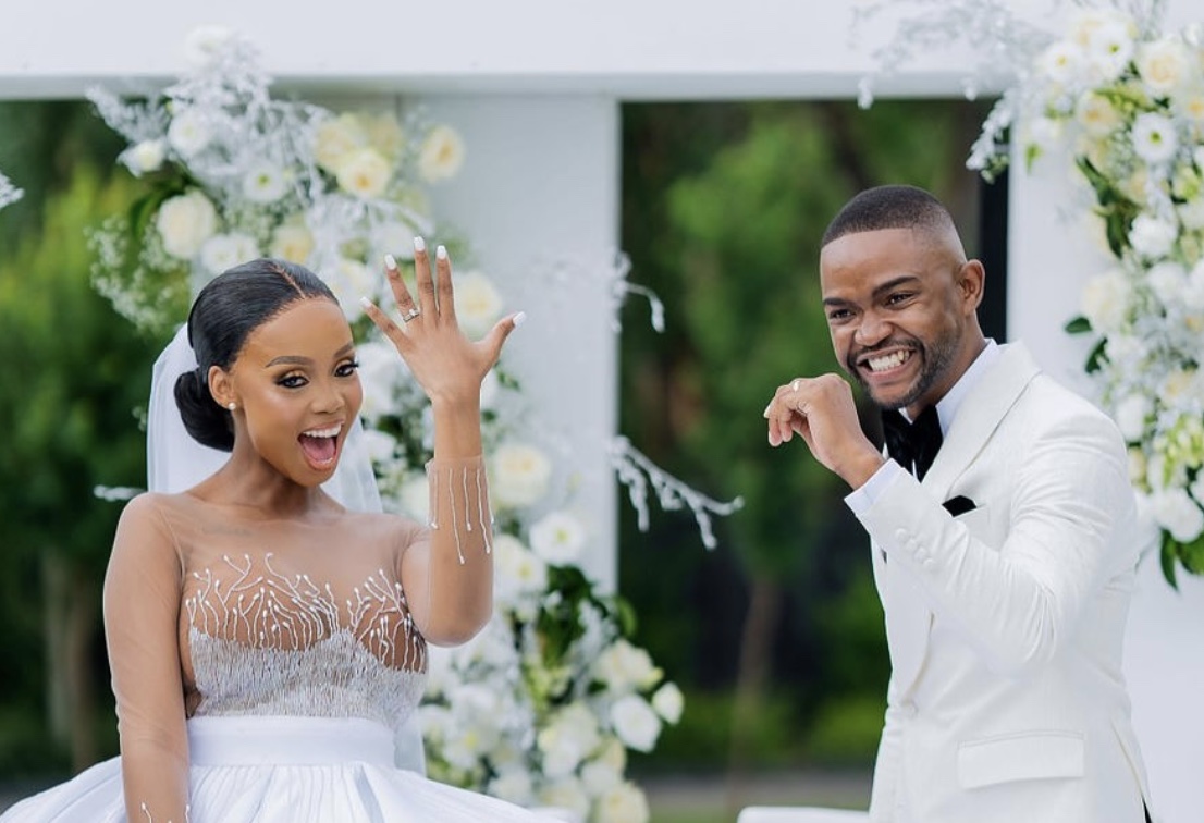 PICS: Ntando Duma and Una Rams tie the knot in an Intimate ceremony