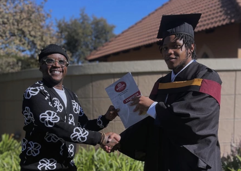 ‘Proud of you’ – Thabo Smol pens heartfelt note on nephew’s graduation