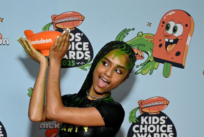 Tyla grabs favorite Global Music Star Award at Kids' Choice Awards