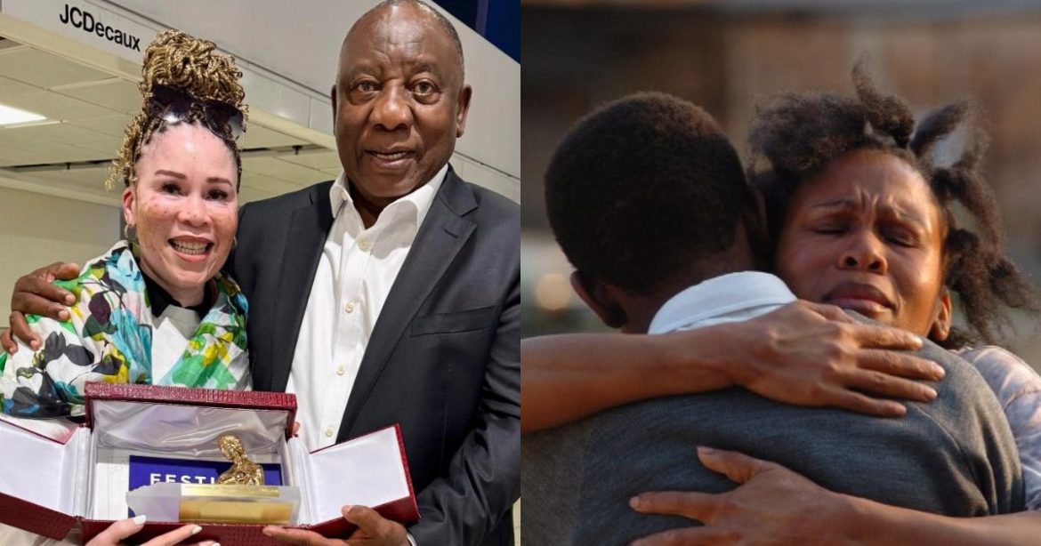 Ramaphosa congratulates Leleti Khumalo on Golden Nymph Award win