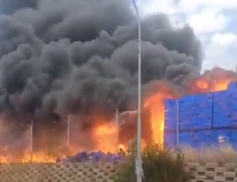 Fire breaks out at SAB depot in Soweto