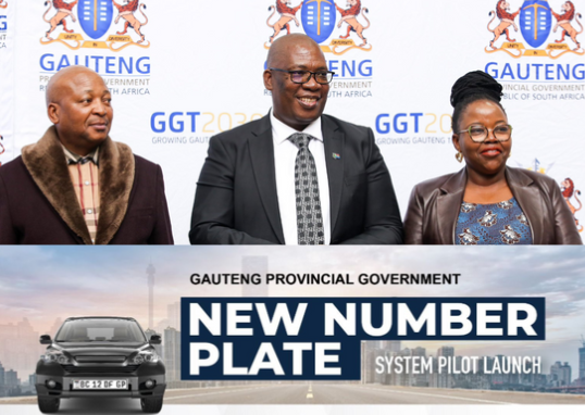 Gauteng unveils "smart" number plates in pilot program