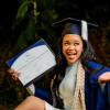 Thando Mokoena celebrates her graduation