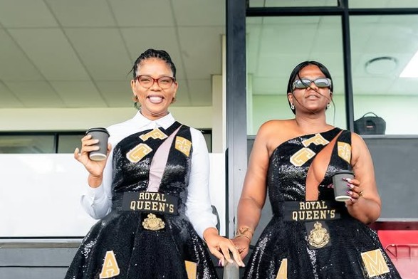 MaMkhize and sister Nozipho stand together amid forged signature reports