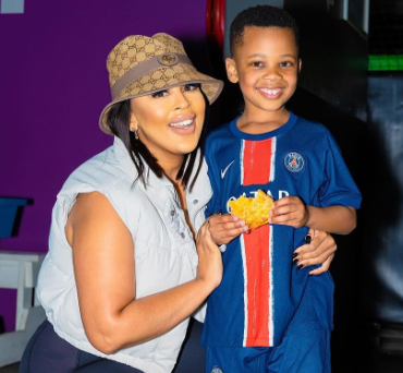 Watch: Nonku Williams surprises Phendulile on his 8th birthday with a little help from Bev