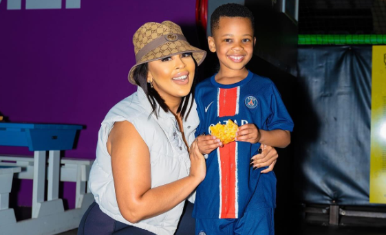 Watch: Nonku Williams surprises Phendulile on his 8th birthday with a little help from Bev