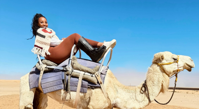 Sbahle Mpisane tastes life and adventure on Namibia trip
