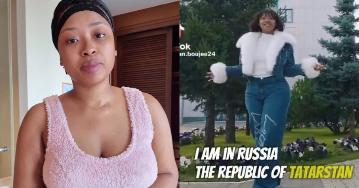 WATCH: Cyan Boujee responds to backlash over Russian recruitment promo on TikTok