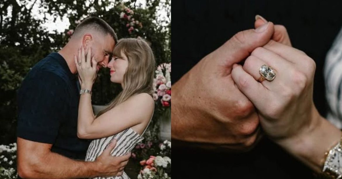 Taylor Swift and Travis Kelce are officially engaged