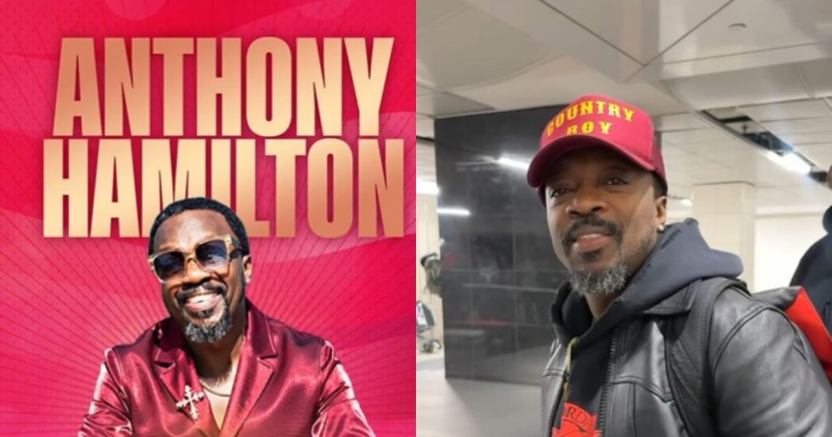 ‘Mzwandile has landed!’ – Anthony Hamilton arrives in SA ahead of Women’s Day concert