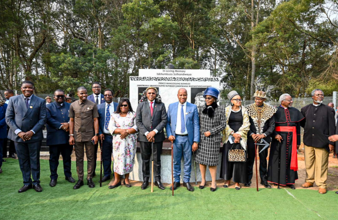 Prince Mangosuthu Buthelezi’s grave declared a provincial heritage site