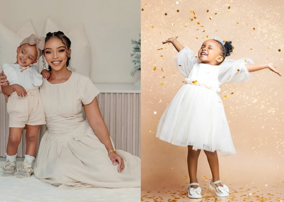 Faith Nketsi celebrates daughter Sky's third birthday