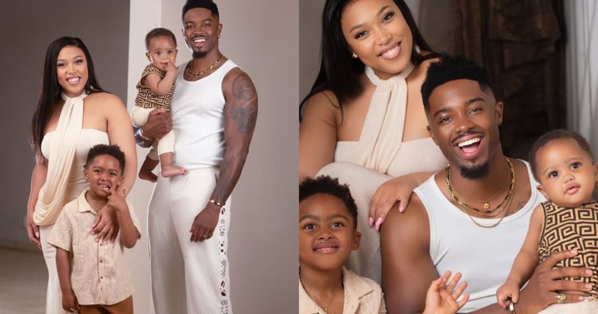 FIRST LOOK: Tino Chinyani shares first glimpse of son Kabo in heartwarming family shoot