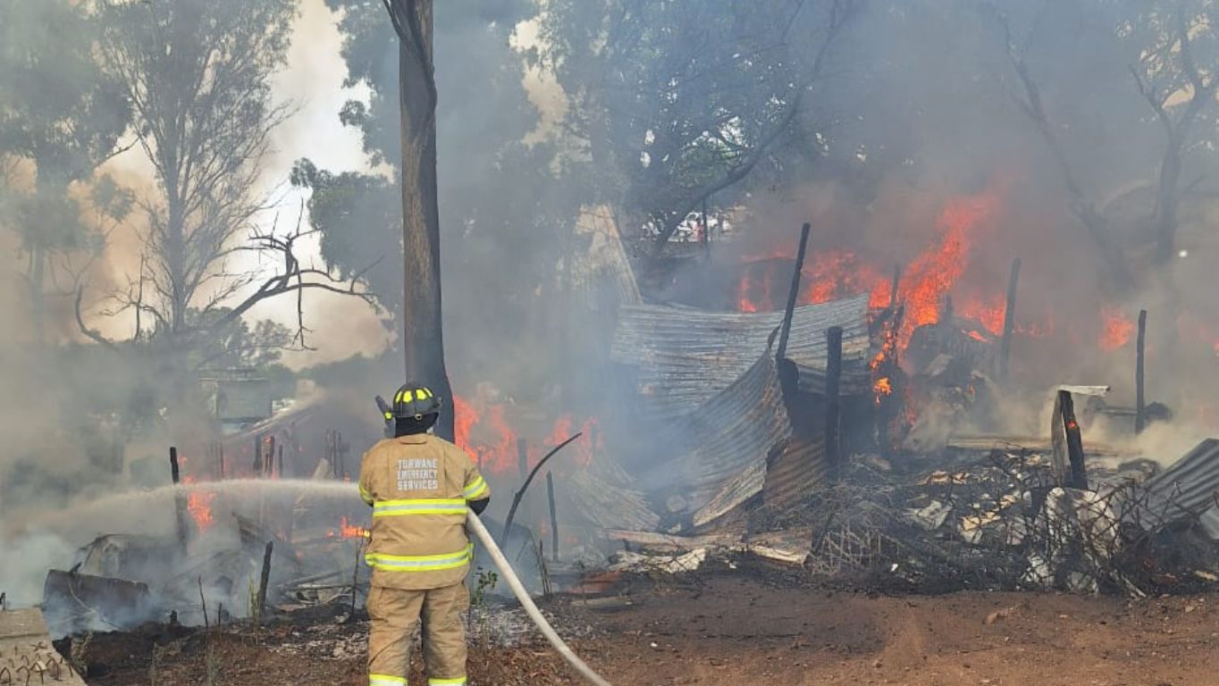 Over 150 people left homeless after devastating shack fire in Pretoria’s Sivilcon settlement