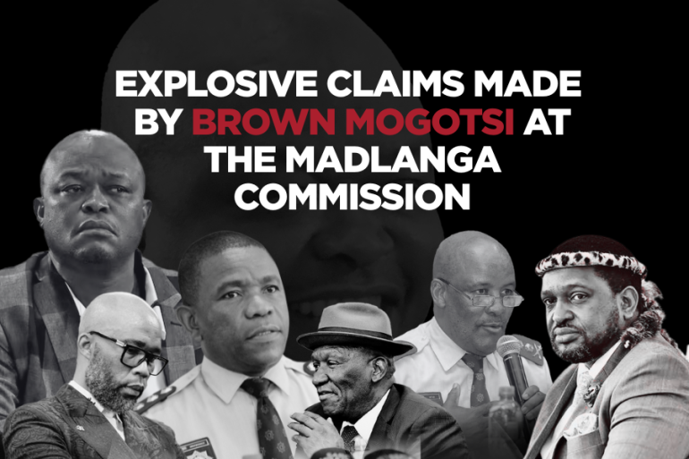INFOGRAPHIC: Explosive claims made by Brown Mogotsi at the Madlanga Commission