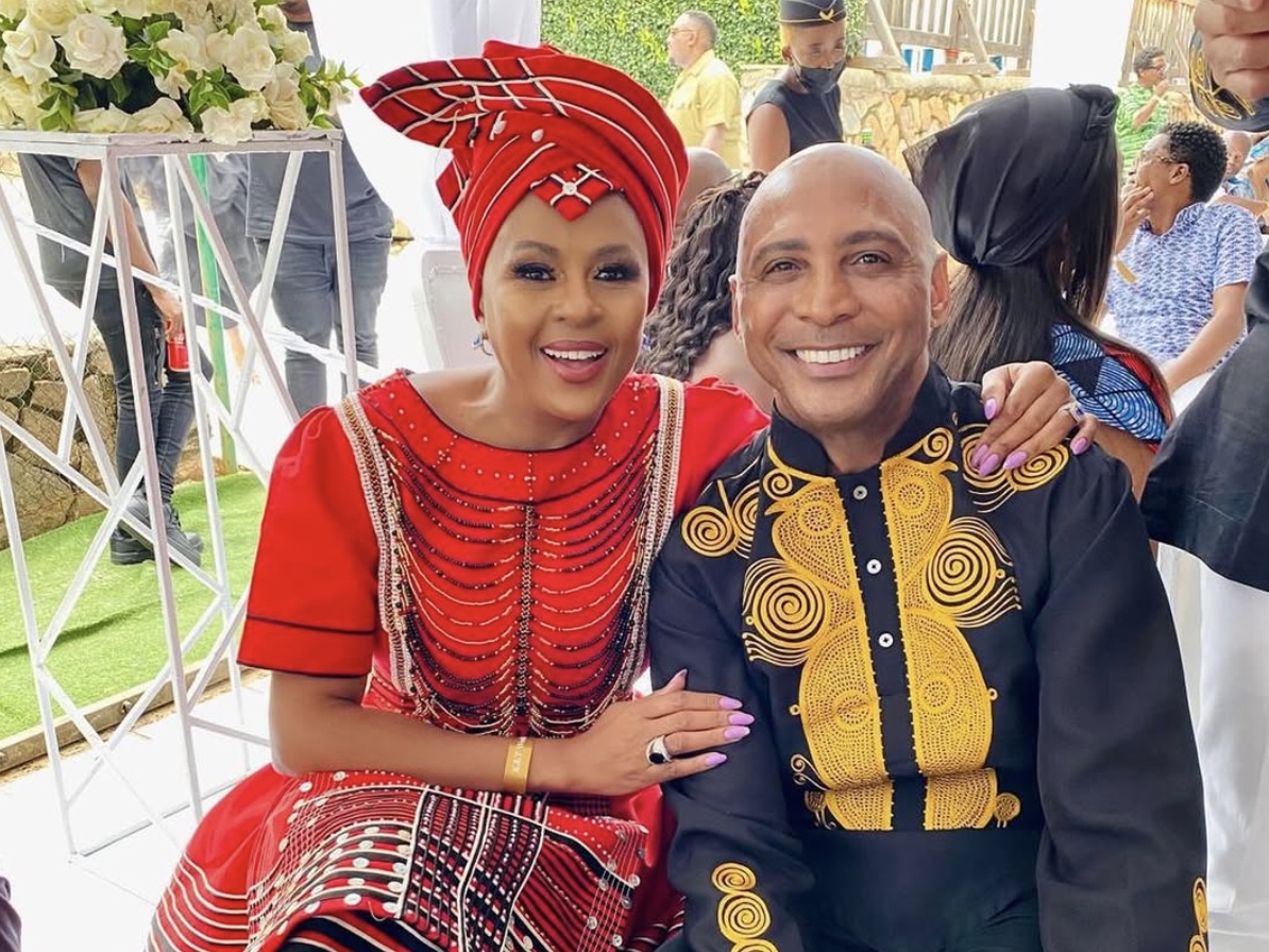 Basetsana and Romeo Kumalo are celebrating 25 years of marriage