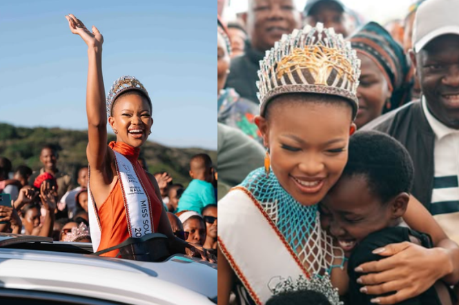 PICS: Miss SA Qhawekazi Mazaleni receives emotional homecoming in the Eastern Cape
