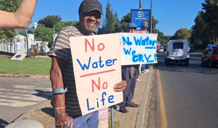 'This can no longer be tolerated': Joburg residents protest amid water challenges