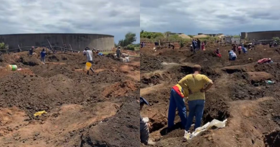 Hundreds flock to Gugulethu informal settlement in Springs amid unverified ‘gold rush’