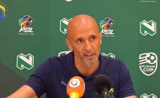 Coach Cardoso claims Sundowns club officials visit referees before matches