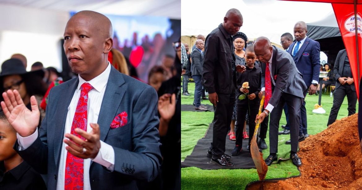 PICS: Julius Malema pays final respects to aunt Martha Malema in Seshego