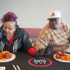 WATCH: Skhumba & Kgomotso take on the RocoMamas Fire Wings Challenge (Gone wrong)