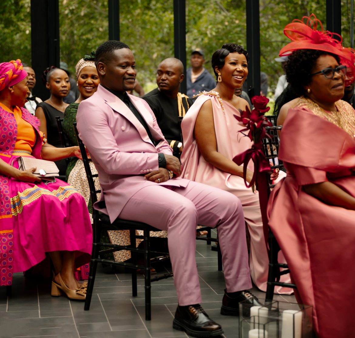 PICS: Inside Pretty and Lehasa's lavish Skeem Saam wedding as dark secrets loom