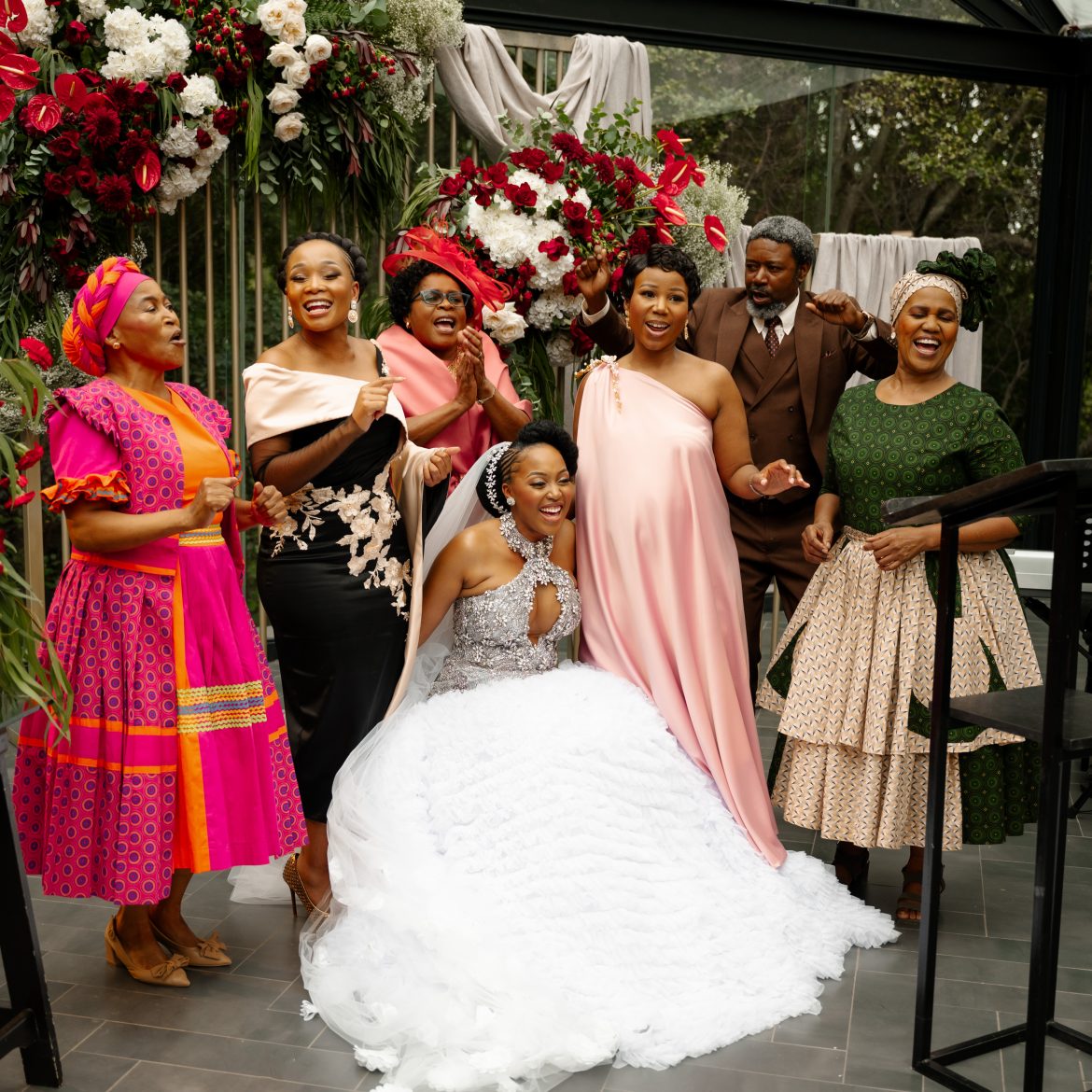 PICS: Inside Pretty and Lehasa's lavish Skeem Saam wedding as dark secrets loom