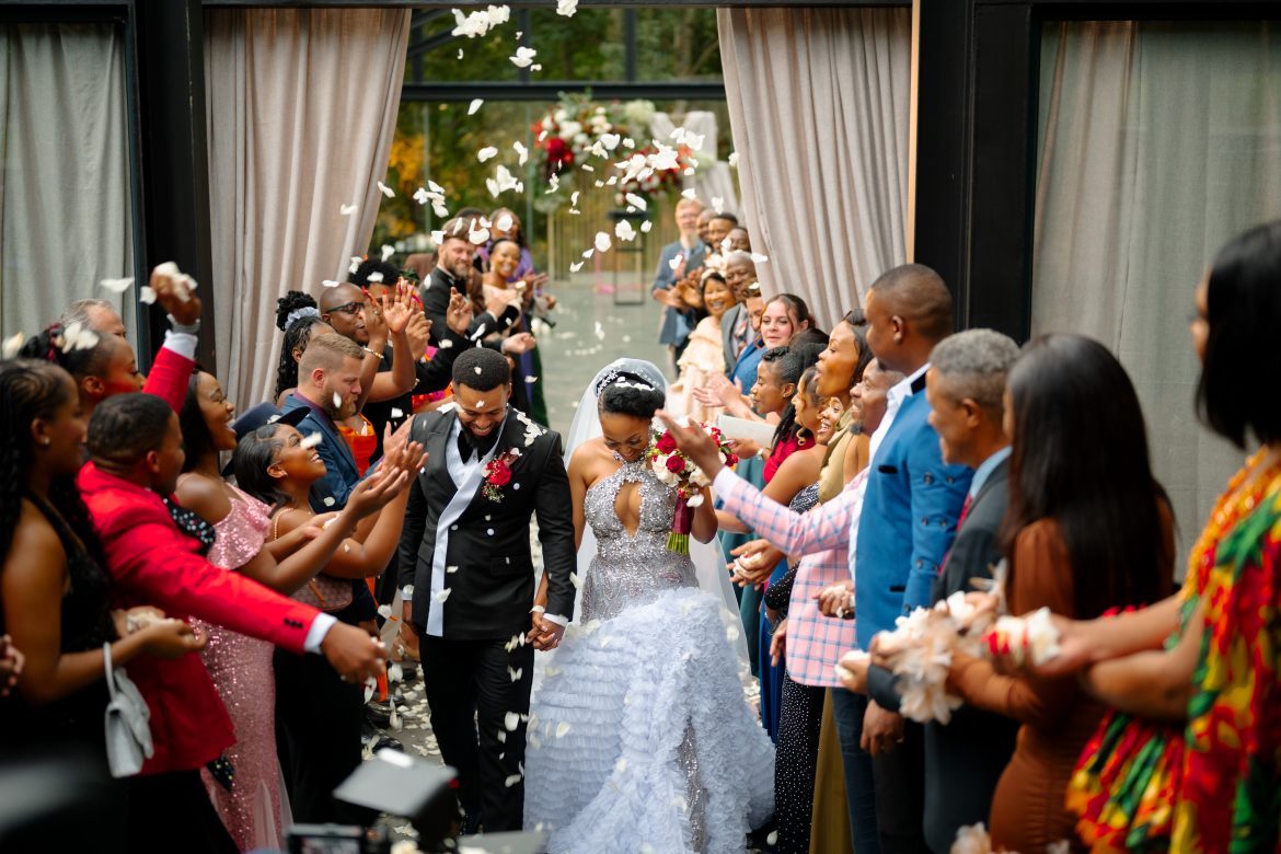 PICS: Inside Pretty and Lehasa's lavish Skeem Saam wedding as dark secrets loom
