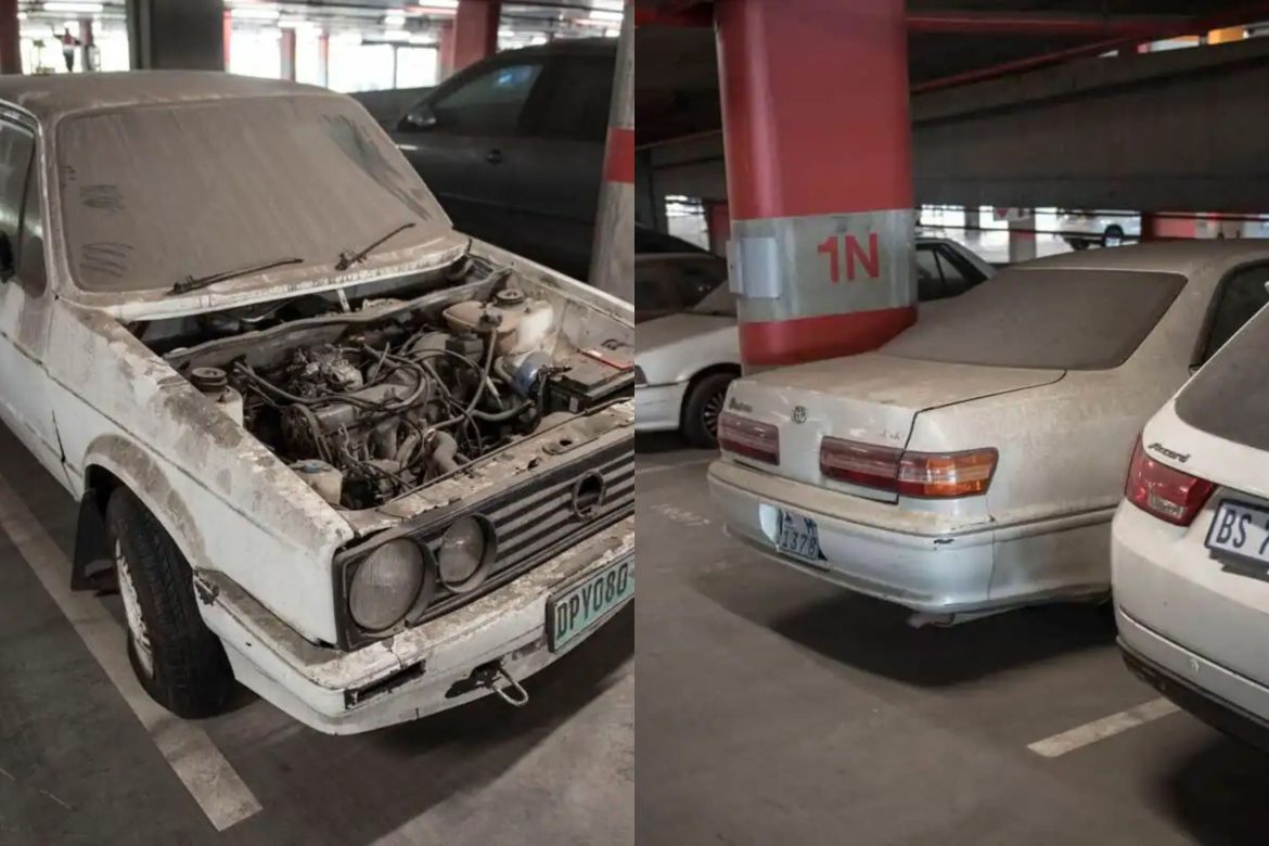 PICS: Dozens of cars gather dust at OR Tambo International Airport