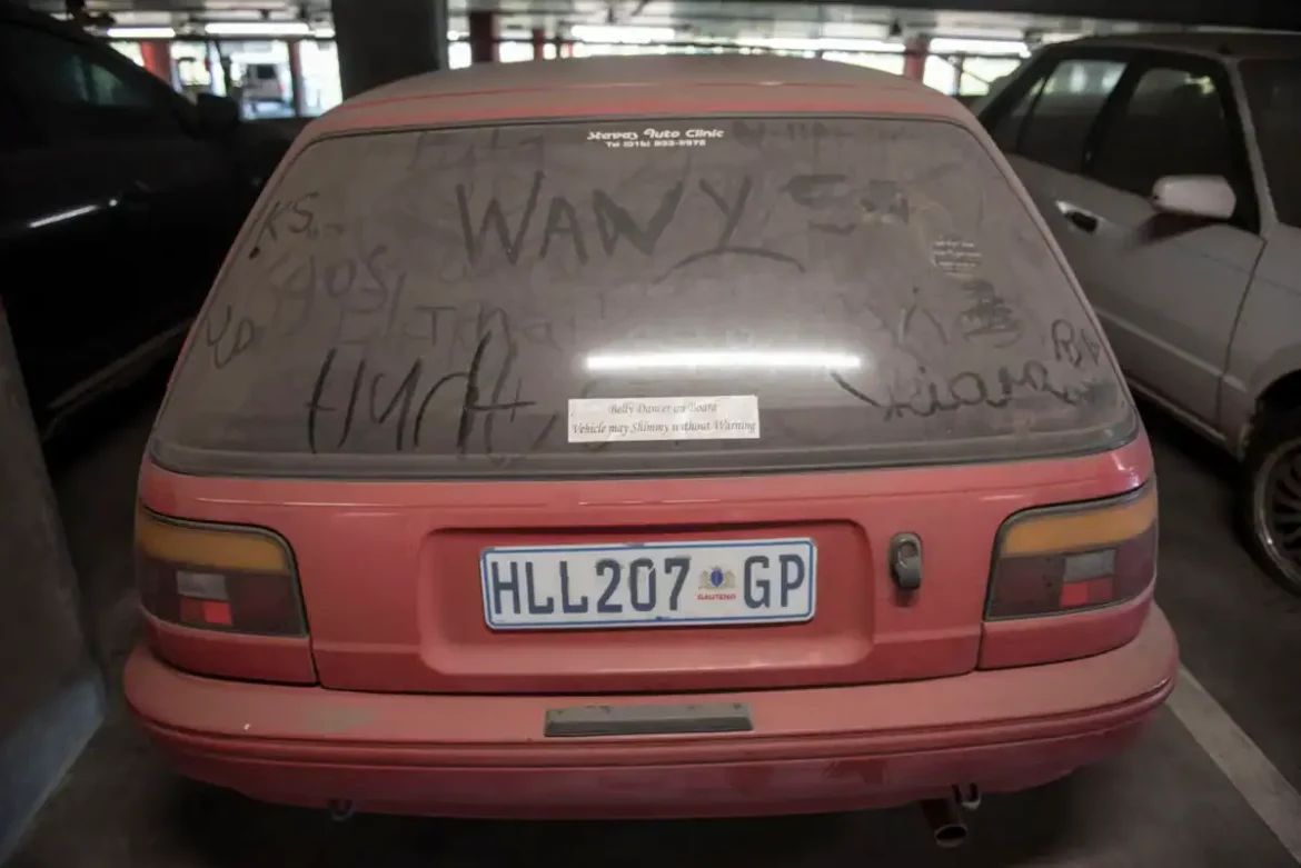 PICS: Dozens of cars gather dust at OR Tambo International Airport