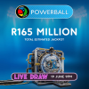 PowerBall jackpot soars to R165 million ahead of tonight’s draw