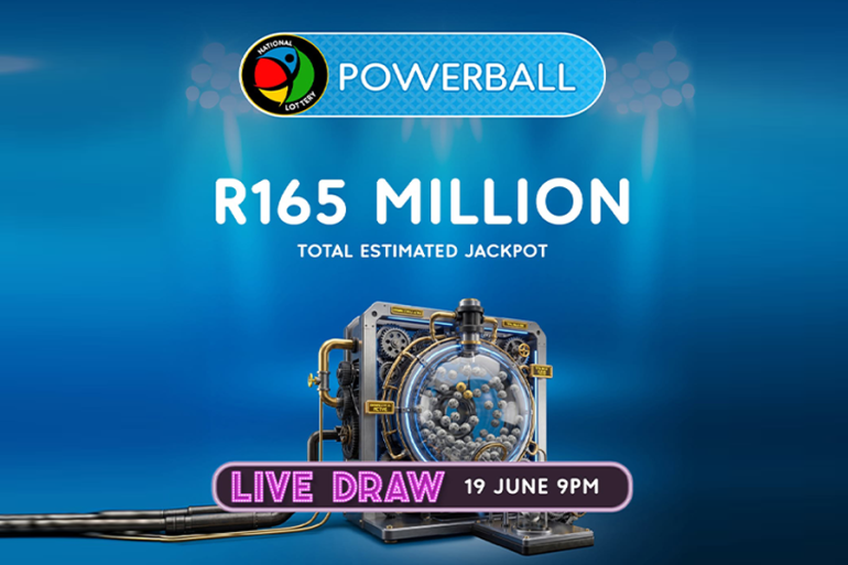 PowerBall jackpot soars to R165 million ahead of tonight’s draw