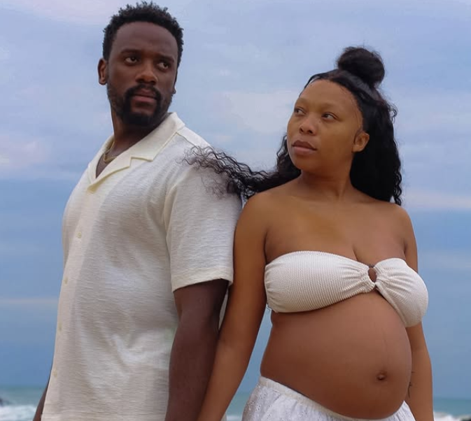 Bonko Khoza and Lesego reveal baby number two in a stunning beach shoot