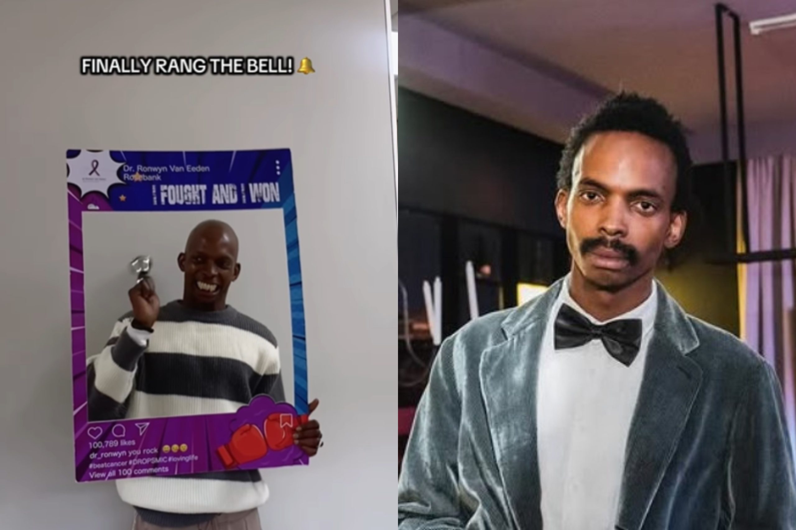 WATCH: Comedian Sabelo Gumede celebrates end of cancer treatment