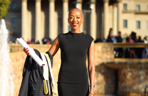Current affairs commentator Amahle Jaxa earns a second qualification from Wits University