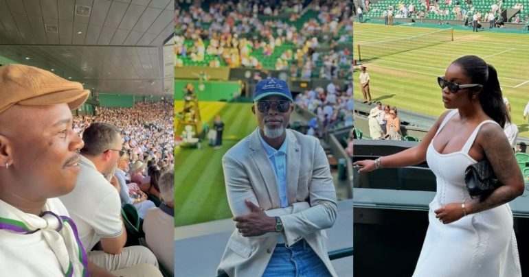 PICS: Mzansi stars serve style at Wimbledon 2026