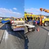 Fatal truck and taxi crash causes major traffic delays on N12 West