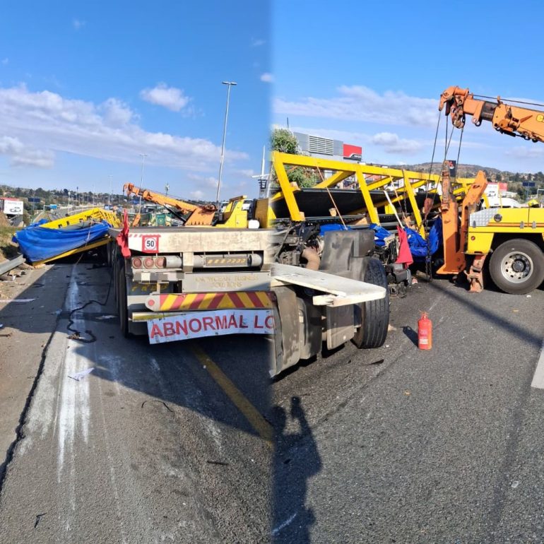 Fatal truck and taxi crash causes major traffic delays on N12 West
