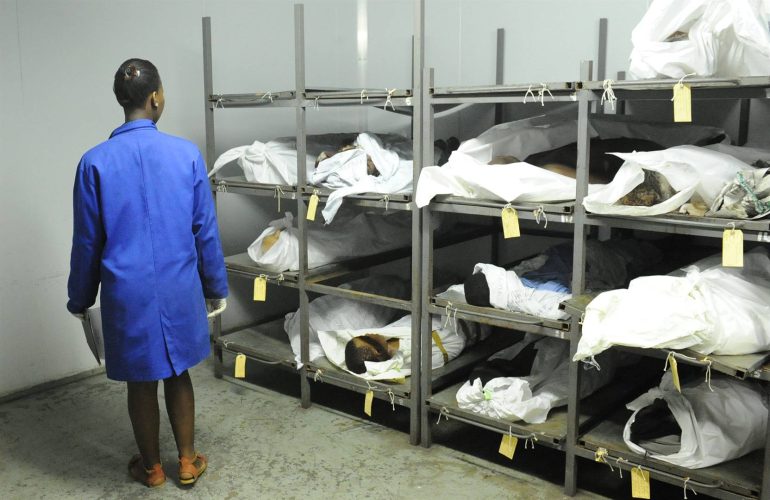WATCH: A mortuary operating inside a spaza shop busted in Pretoria