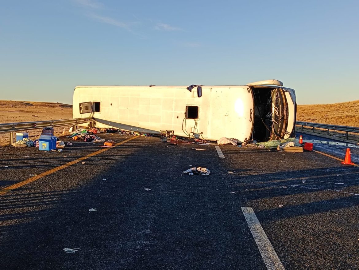 IN PICTURES: Twelve dead, dozens injured in tragic Free State bus crash