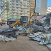 Illegal shops outside Johannesburg’s Marble Towers demolished